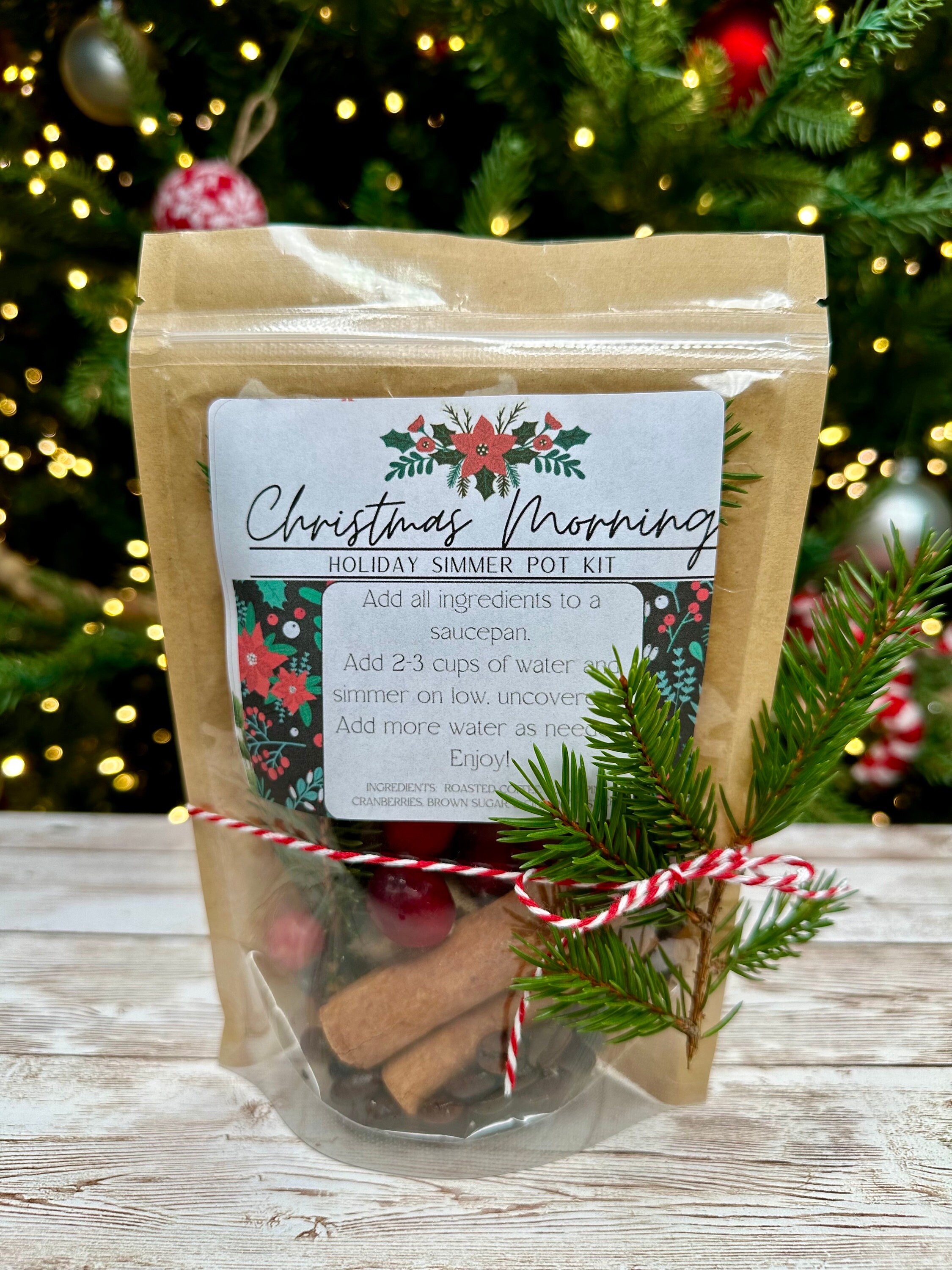 Holiday Simmer Pot Kits - Stovetop Potpourri - Dried Fruits
