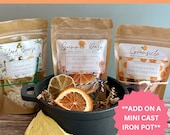 Summer Mini Simmer Pot Kit Bundles/Gift Sets- Summer Scents - Stovetop Potpourri - Dried Fruits, Spices, Herbs - Bundle of 3