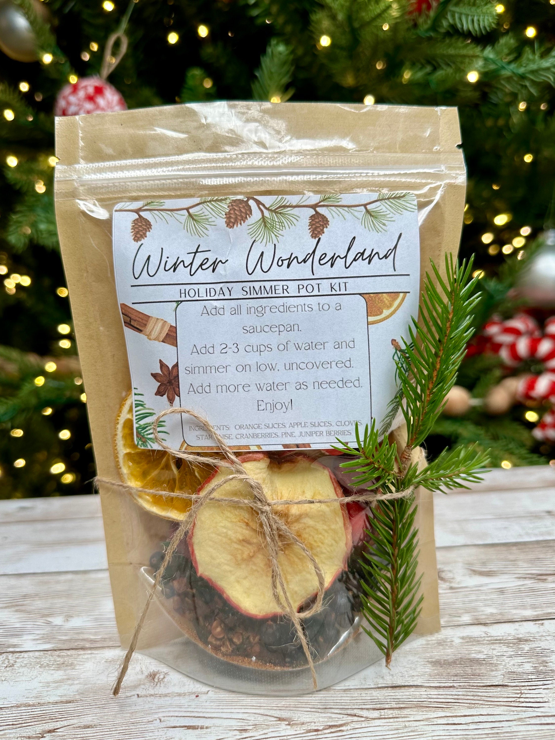 Holiday Simmer Pot Kits - Stovetop Potpourri - Dried Fruits