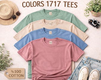 BLANK Comfort Colors®  Unisex Shirt: Garment-Dyed Heavyweight Cotton Tee