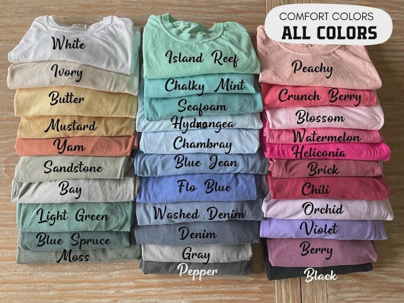 Custom Comfort Colors T-Shirt: Personalized Cotton Tee Bild 2