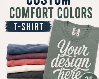 Custom Comfort Colors T-Shirt: Personalized Cotton Tee
