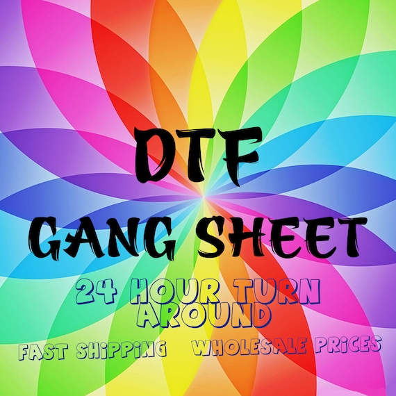 Custom DTF Gang Sheet: Ready To Press Heat Print