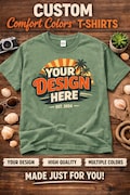 Custom Comfort Colors T-Shirt: Personalized Cotton Tee