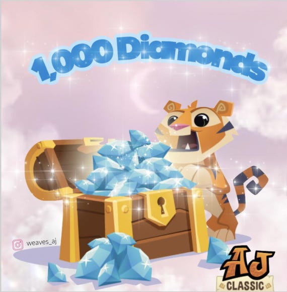 Animal Jam Classic 1,000 Diamonds (AJC)
