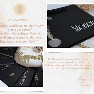 Personalisierte Luxus-Geschenktüte in schwarz, Geschenktasche, Geschenke für Hochzeit, Geburtstag, Brautjungfern, Kollegen, Familie Bild 8