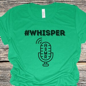 ASMR Whisper Tee | ASMR therapy t-shirt, Whispering voices ASMR t-shirt, asmr trigger t-shirt, Calming asmr tee, asmr graphic tee, asmr gift