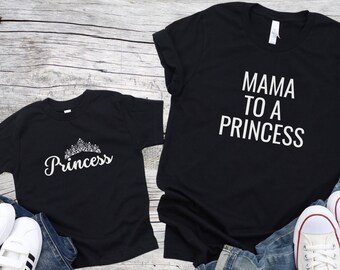 Mama & Princess Matching Shirt Set | Mother's Day Gift