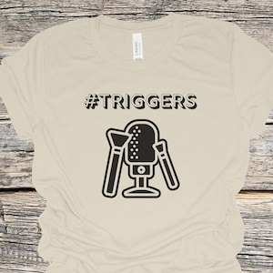 Triggers ASMR Tee | Cute ASMR Tee, Unique ASMR t-shirt,  Autonomous Sensory Meridian Response, asmr triggers, asmr graphic tee gift, whisper
