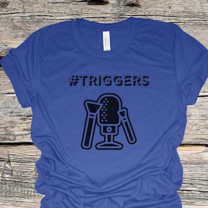 Triggers ASMR Tee | Cute ASMR Tee, Unique ASMR t-shirt,  Autonomous Sensory Meridian Response, asmr triggers, asmr graphic tee gift, whisper