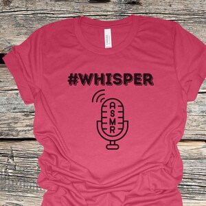ASMR Whisper Tee | ASMR therapy t-shirt, Whispering voices ASMR t-shirt, asmr trigger t-shirt, Calming asmr tee, asmr graphic tee, asmr gift