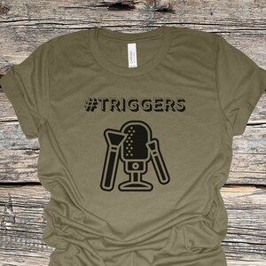 Triggers ASMR Tee | Cute ASMR Tee, Unique ASMR t-shirt,  Autonomous Sensory Meridian Response, asmr triggers, asmr graphic tee gift, whisper