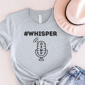 ASMR Whisper Tee | ASMR therapy t-shirt, Whispering voices ASMR t-shirt, asmr trigger t-shirt, Calming asmr tee, asmr graphic tee, asmr gift