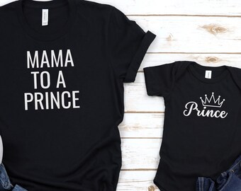 Tenue assortie pour maman et prince | Cadeau fête des mères