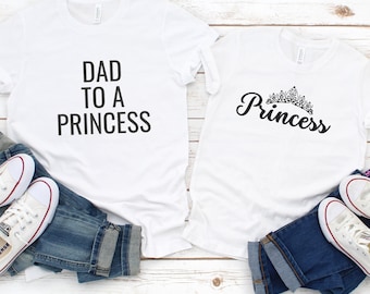 Vater und Tochter Passendes Shirt Set | Geschenk zum Vatertag