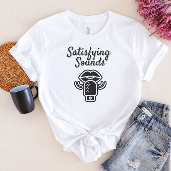 ASMR Sounds Tee: Befriedigendes Grafik-T-Shirt - Etsy.de