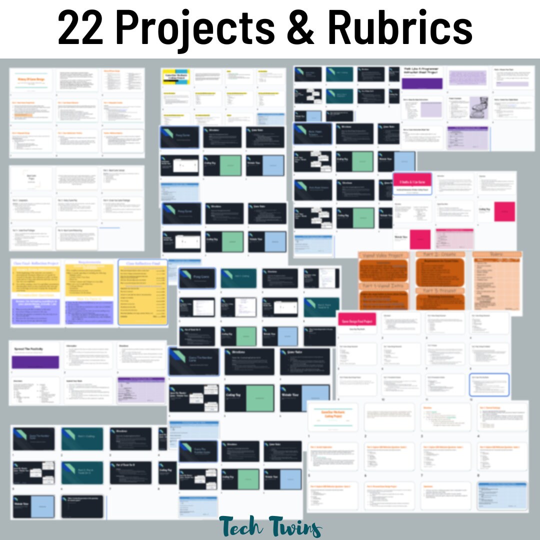 Game Design Course & Bundle- Full Year - Etsy