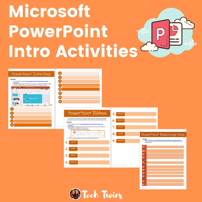 Microsoft Powerpoint Intro Activities - Etsy