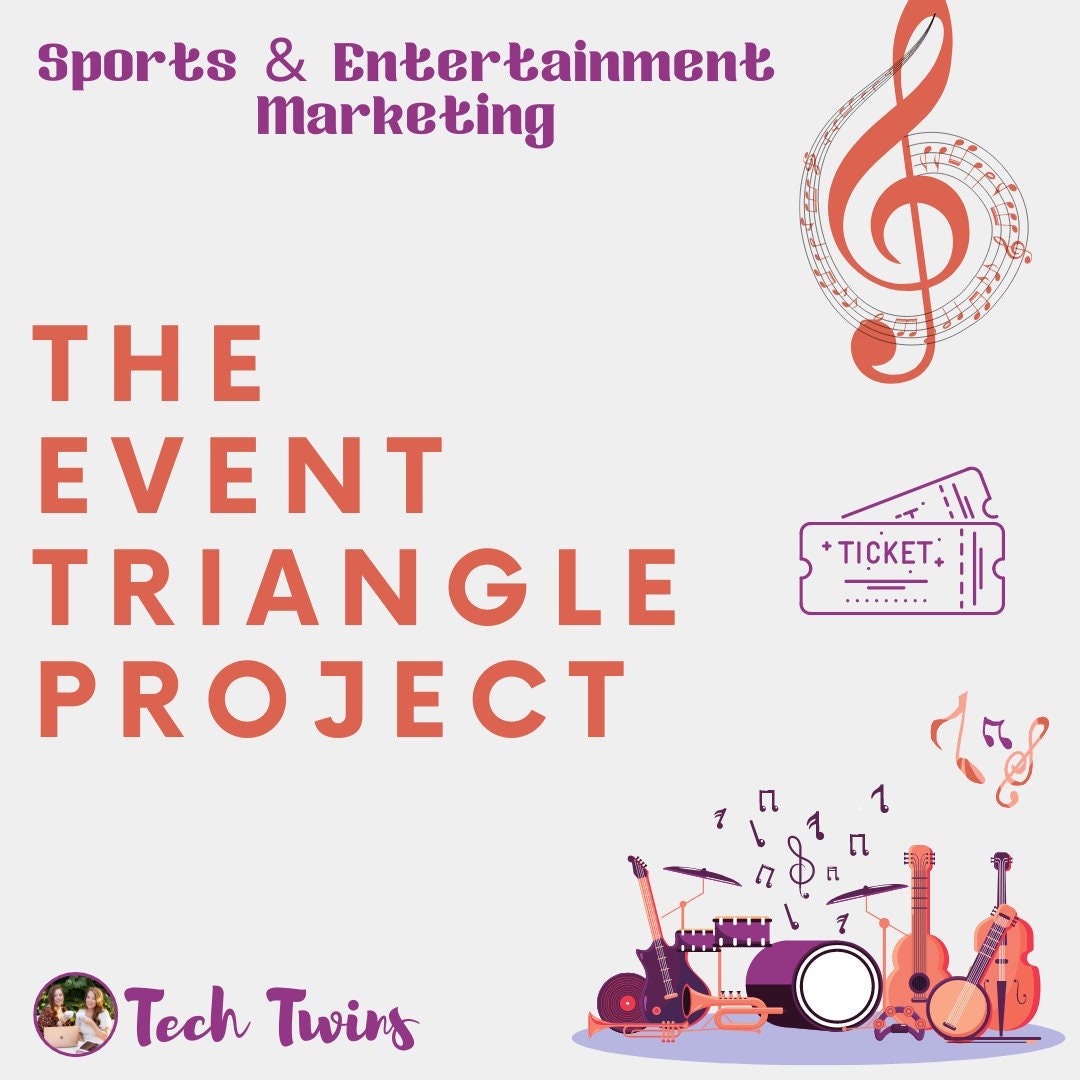 The Event Triangle Project- Sports & Entertainment Marketing Edition - Etsy