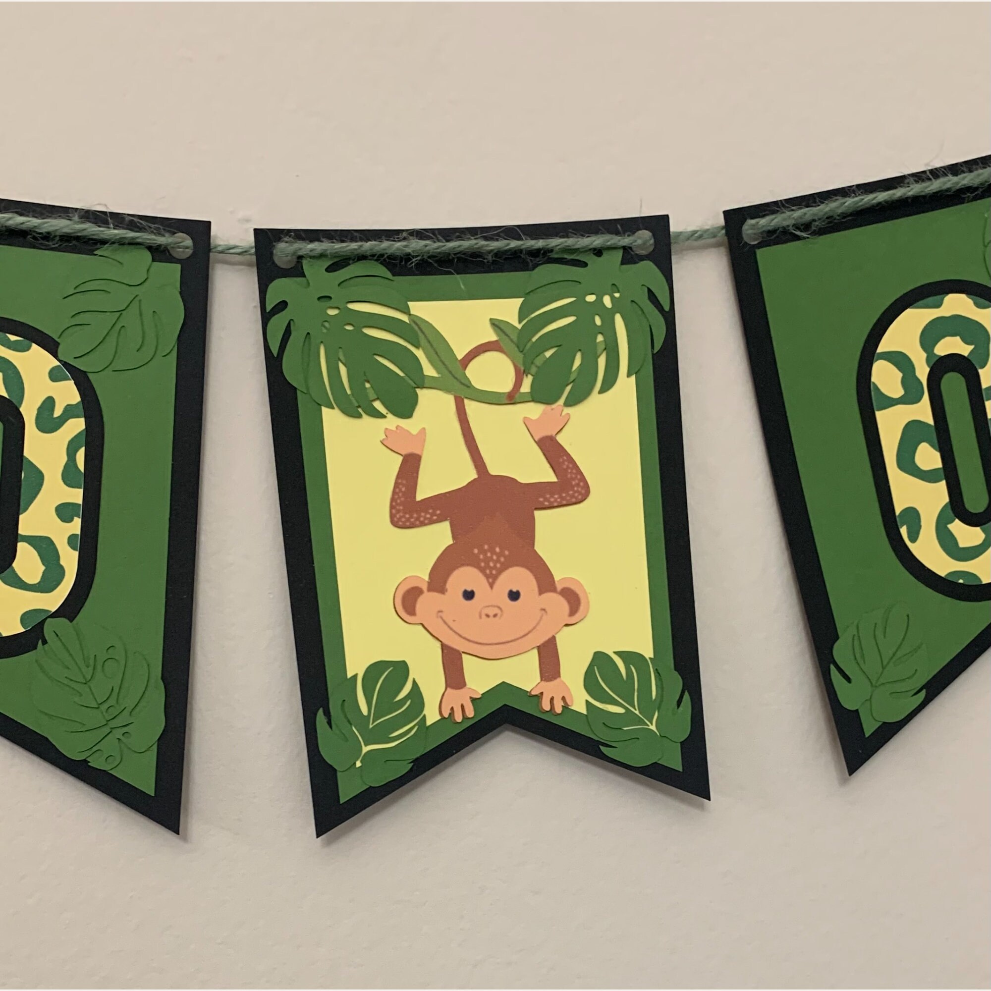 Custom Wild One Safari Animals Birthday Invitation Printable 1st