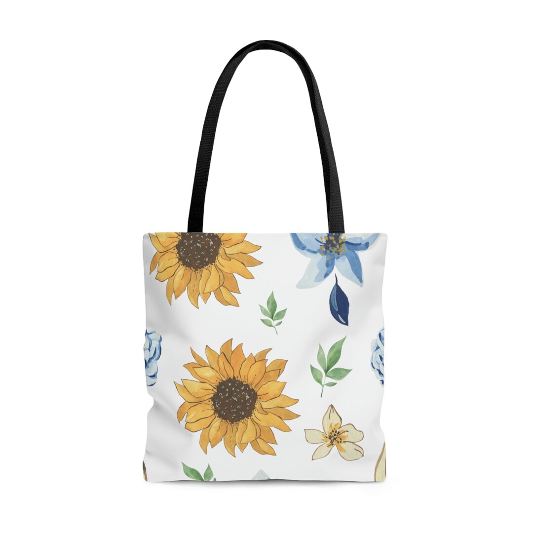 Floral Tote Bag, Flower Tote Bag, Wildflowers, Pretty Tote Bag, Gift for Women, Birthday Gift