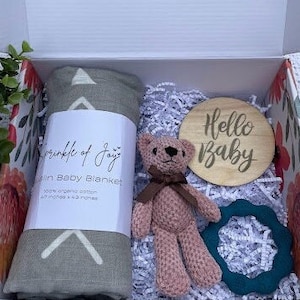 Box of JOY Baby BOY, Baby Boy Gift Box, Neutral Baby Gift Box, Baby Boy Gift, Baby Boy Gift Box, Baby Box, Baby Gift Box, Baby Boy Gift
