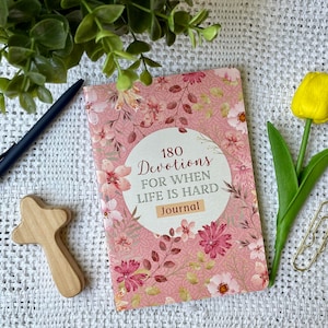 180 Devotionals for When Life Gets Hard Devotional Mini, Gift Box, Sympathy, Grief, Heaven, Family, Widow, Cancer, Sickness, Mental Health