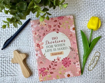 180 Devotionals for When Life Gets Hard Devotional Mini, Gift Box, Sympathy, Grief, Heaven, Family, Widow, Cancer, Sickness, Mental Health