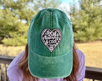 Cute Baseball Hat for Girls Baseball Cap Hat Women’s Hat Kindness is Cool Gift for Teen Trendy Hat Inspirational Hat Trendy Gift Cute Cap