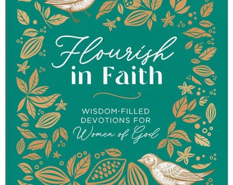 Flourish in Faith Devotional | Christian gift | Confirmation | Mothers Day | Religious | Book | Womans Gift | Faith | Best Friend | Jesus