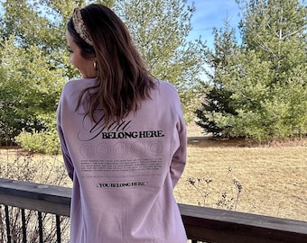 Christian Graphic Crewneck Sweatshirt Gift Christian Girl Aesthetic Cute Christian Shirt Mental Health Graphic Depression Retro Vibe Graphic
