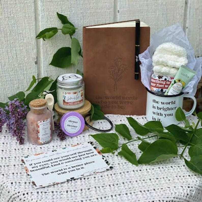 Box of JOY Friendship Box Self Care Set Thinking of You Spa Gift Box Gift for Women Best Friend