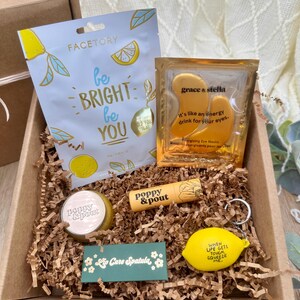 Self Care Gift Set  When Life Hands You Lemons Journal Self Care Teen Pre-teen Friend Care Package Spa Gift Friendship Gift Stress Relief