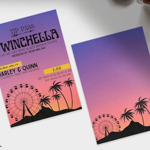 Twins birthday invitation digital download