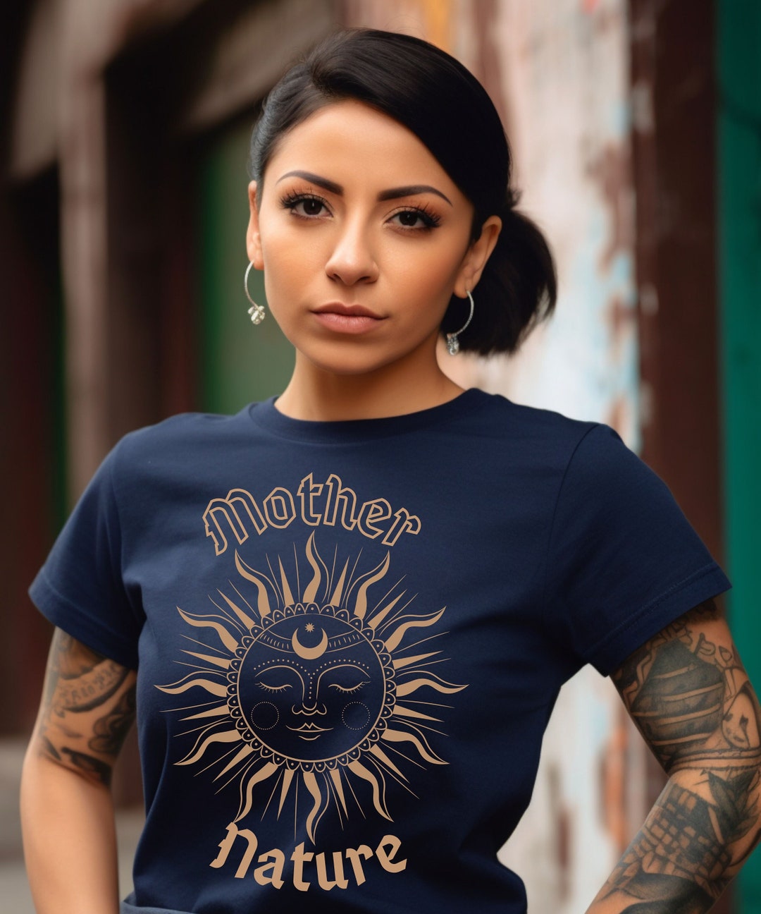 Unisex Mother Nature Astrology Tshirt Sun Astrology Shirt Etsy