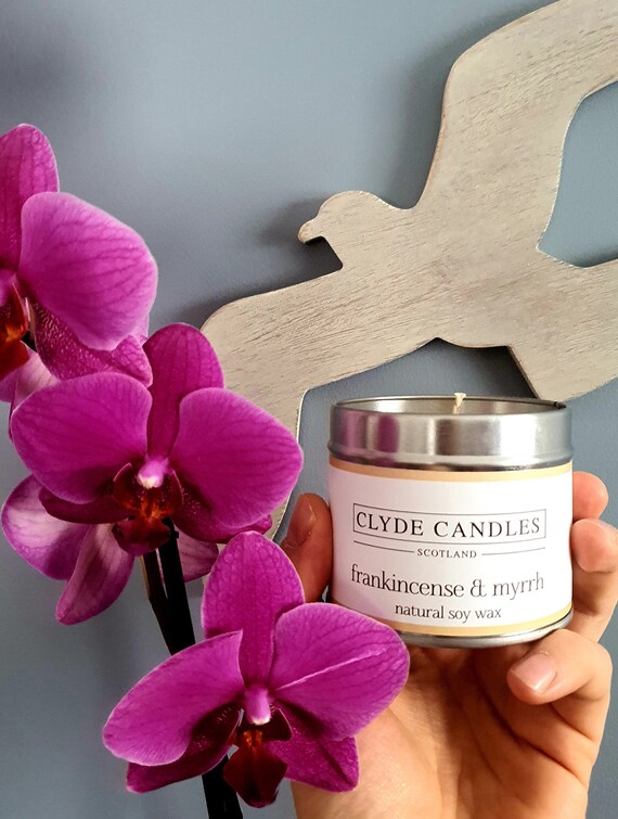 Frankincense & Myrrh Candle Tin – ClydeCandles