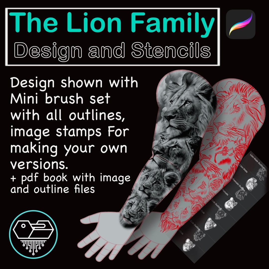 The Lion Family Mini Set - Etsy