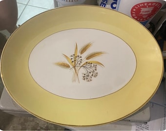 Century Service Autumn Gold Oval Serving Platter