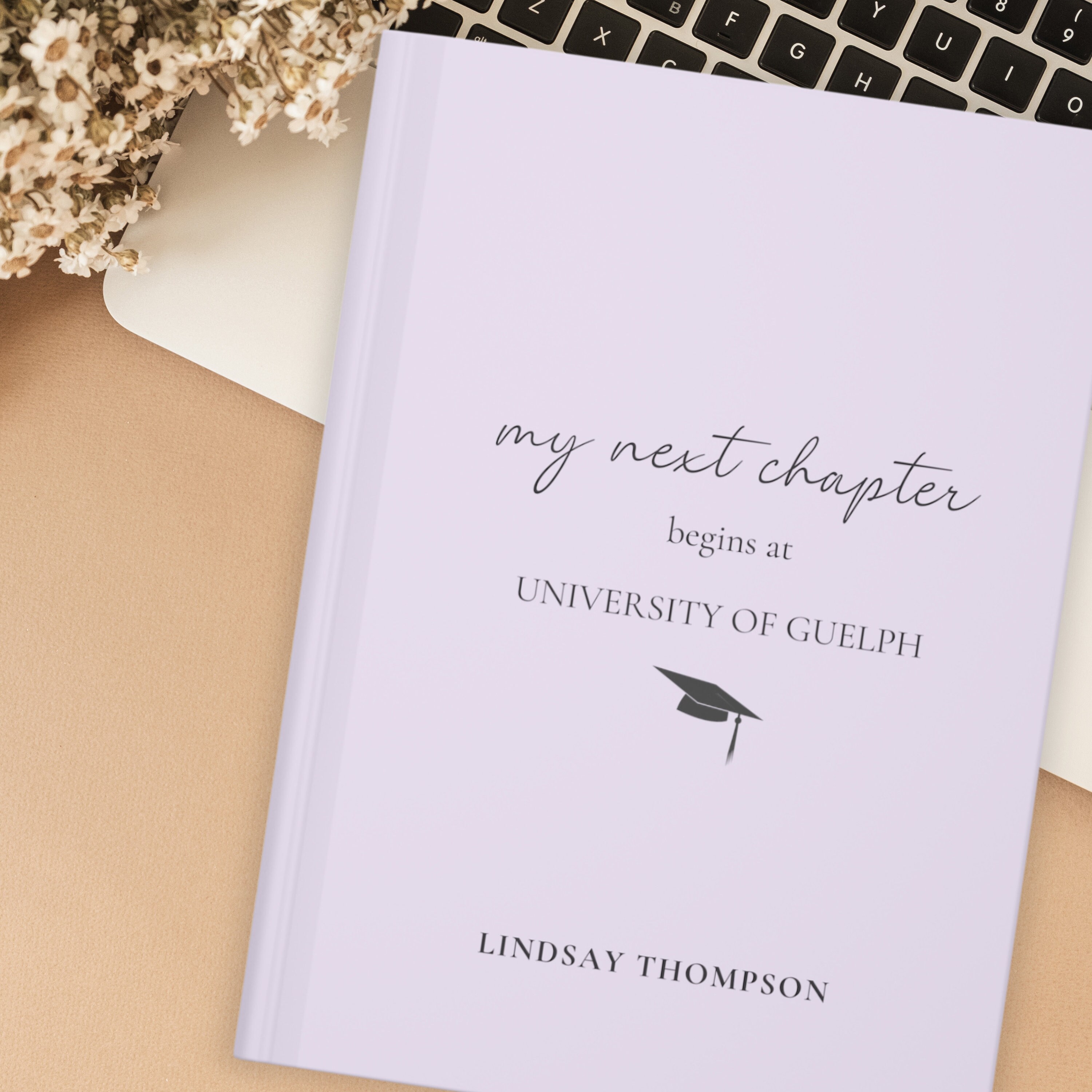 Graduation Journal, Custom Notebook, Graduation Party Guestbook, 2025 ...