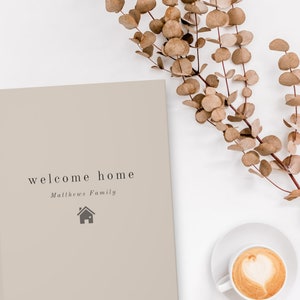 Regalo para casa nueva, nuevo capítulo, regalo para parejas, bienvenida al vecindario, regalo para la primera casa, inauguración de la casa, regalo de cierre de agente inmobiliario, diario de notas
