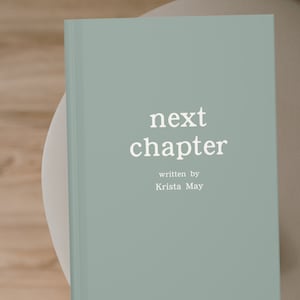 Personalized New Chapter Gift, New Beginnings, New Adventures, New Job, Custom Name Journal, Retirement Gift, New Home, Graduation Gift