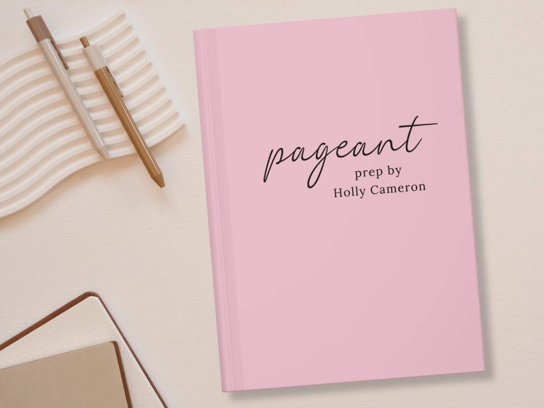 Pageant Prep Journal: Personalized Matte Hardcover Notebook - Etsy