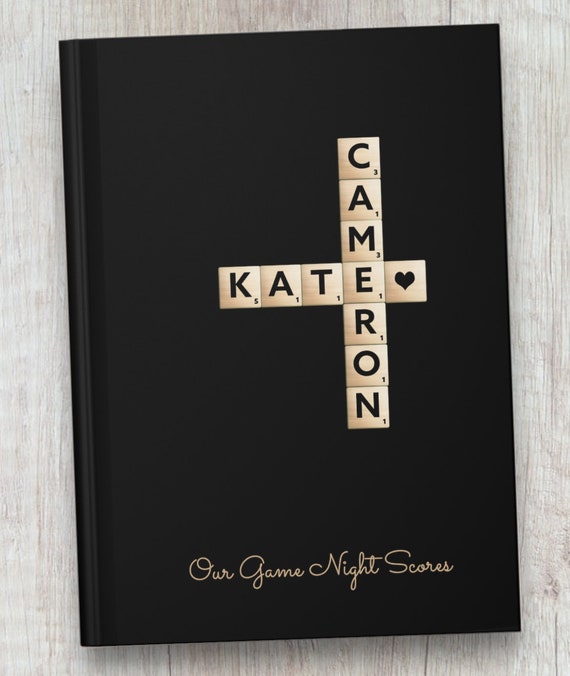Game Night ScoreBook, Couple Gift, Game Night Gift, Board Game Journal, Card Game Record Keeper, Dating Anniversary Gift, Gift for Boyfriend