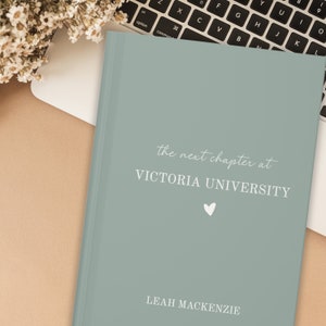 Personalized Graduation Gift, University Gifts, College Graduate, New Beginnings, New Adventures, Custom Name Journal, Graduation Party Book