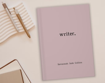 Custom Writing Journal, Personalized Journal Notebook, Gift for Author, Gift for Writer, Short Story Notebook, Poetry Journal, Poem Book