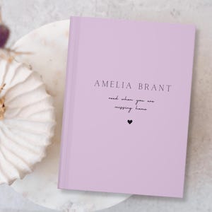 Cartas a mi hija, cuaderno diario personalizado, regalo personalizado, regalo para hija, libro en blanco con cartas de cumpleaños, para leer cuando se echa de menos el hogar