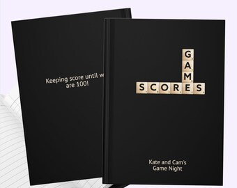 Game Night Score Book: Family Board Game Journal