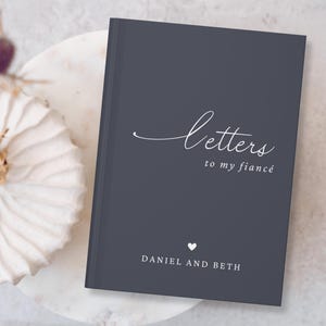 Cartas para meu noivo, Nossa história de amor, Diário personalizado para casais, Presente de aniversário de papel, Presente de noivado, Presente para noivo