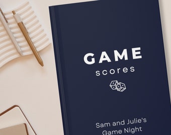 Game Night Score Buch, Gaming Geschenke, Familienspiele Nacht, Weihnachten Freund Geschenk, Kartenspielbuch, Score Keeping Rekordbuch, Brettspiel Liebhaber