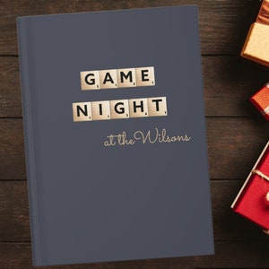 Game Night Score Book, Board Game ScoreBook, Family Game Night, Game Room, Score Keeping Record Book, Gift Board Game Lover, Bestfriend Gift
